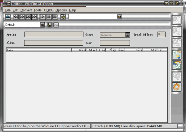 WildFire CD Ripper(<a href=https://www.anxz.net/tag/422 target=_blank class=infotextkey><a href=https://www.anxz.net/tag/422.html target=_blank class=infotextkey>音频转换</a></a>器)下载